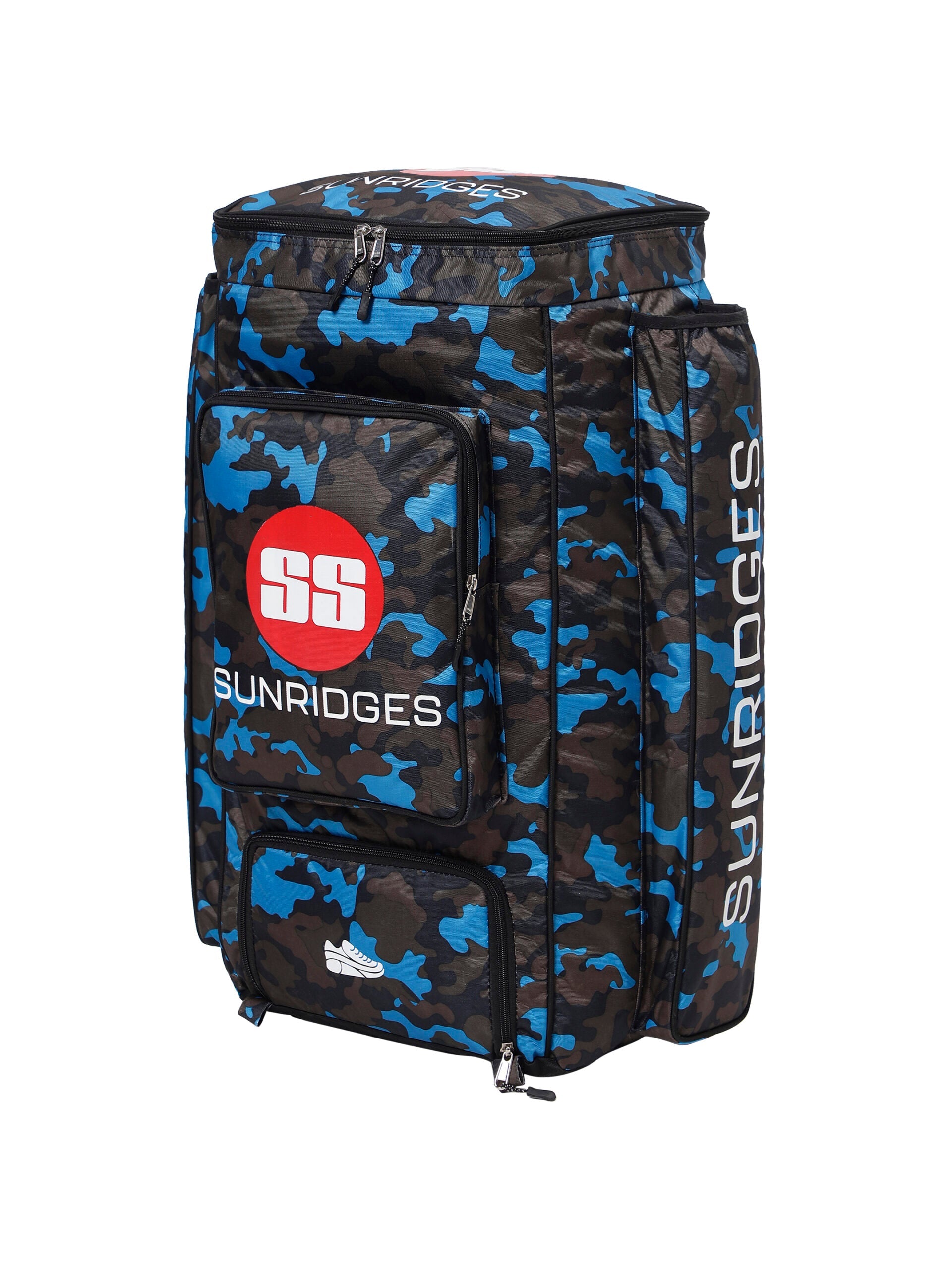 SS Camo Duffle BLUE Cricket Kit Bag