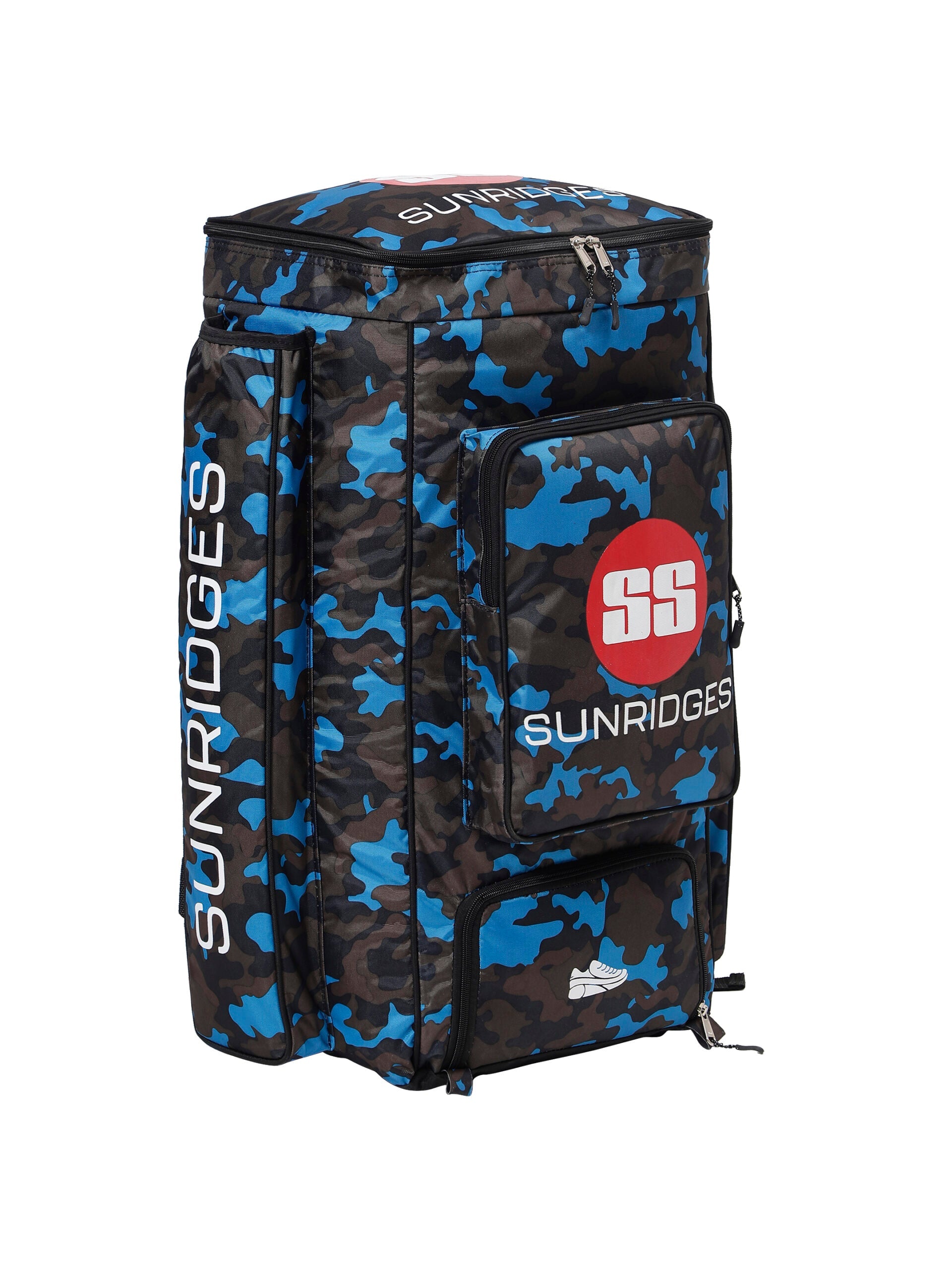 SS Camo Duffle BLUE Cricket Kit Bag